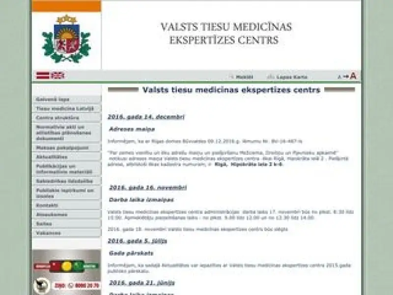 Valsts tiesu medicīnas ekspertīzes centrs Daugavpilī Valsts tiesu medicīnas ekspertīzes centrs Daugavpilī