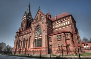 Jelgavas Bezvainīgās Jaunavas Marijas Romas katoļu katedrāle. Jelgavas Bezvainīgās Jaunavas Marijas Romas katoļu katedrāle.