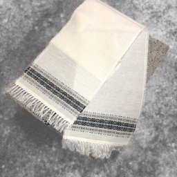 Preview image for  Белая льняная лента для траурных цветов