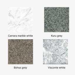 Preview image for  Selection of white and grey shades of Scandinavian granite