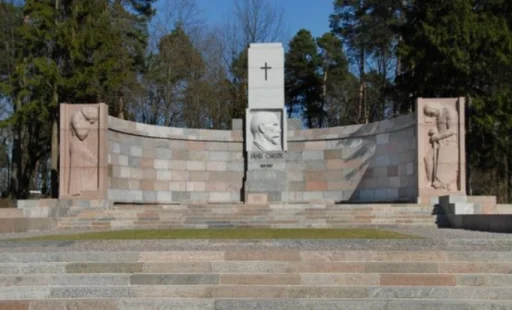 Monument to Jānis Čakste in the 1st Forest Cemetery