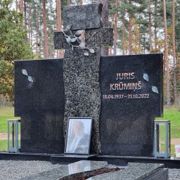 Preview image for  Гранитный памятник с массивным крестом