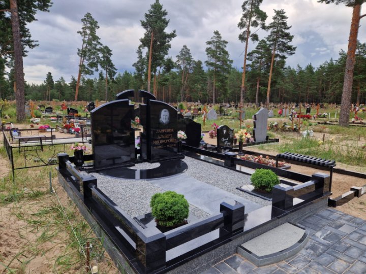 Обустройство могильного участка