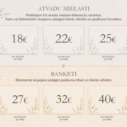 Preview image for  Atmosfēra ēdienkarte